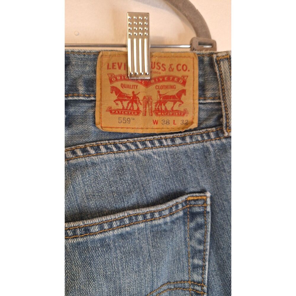 LEVI'S 559‎ 2017 MEN'S STRAIGHT LEG WESTERN COWBOY CASUAL DENIM JEANS SIZE 38X32